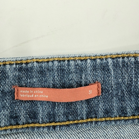 Anthropologie Pilcro High Rise Track Short Shape Jean Shorts Size 31 - Picture 7 of 15